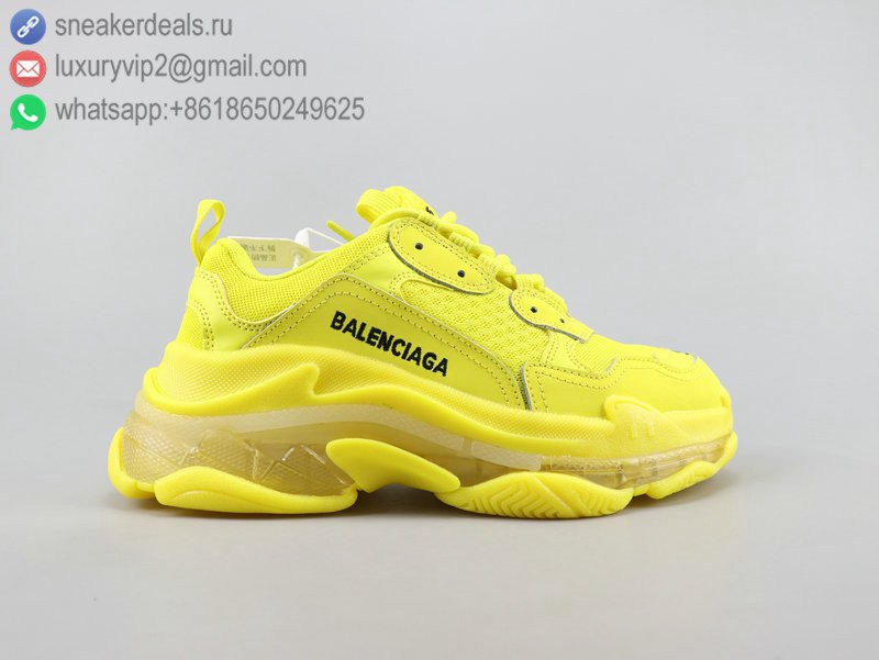 Balenciaga Triple S 3.0 Unisex Sneakers Yellow UEL3890828